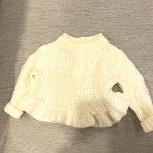 Janie and Jack acrylic winter sweater.